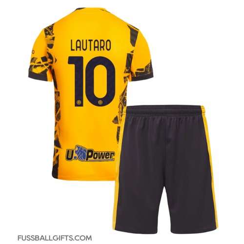 Inter Milan Lautaro Martinez #10 Fußballbekleidung 3rd trikot Kinder 2024-25 Kurzarm (+ kurze hosen)